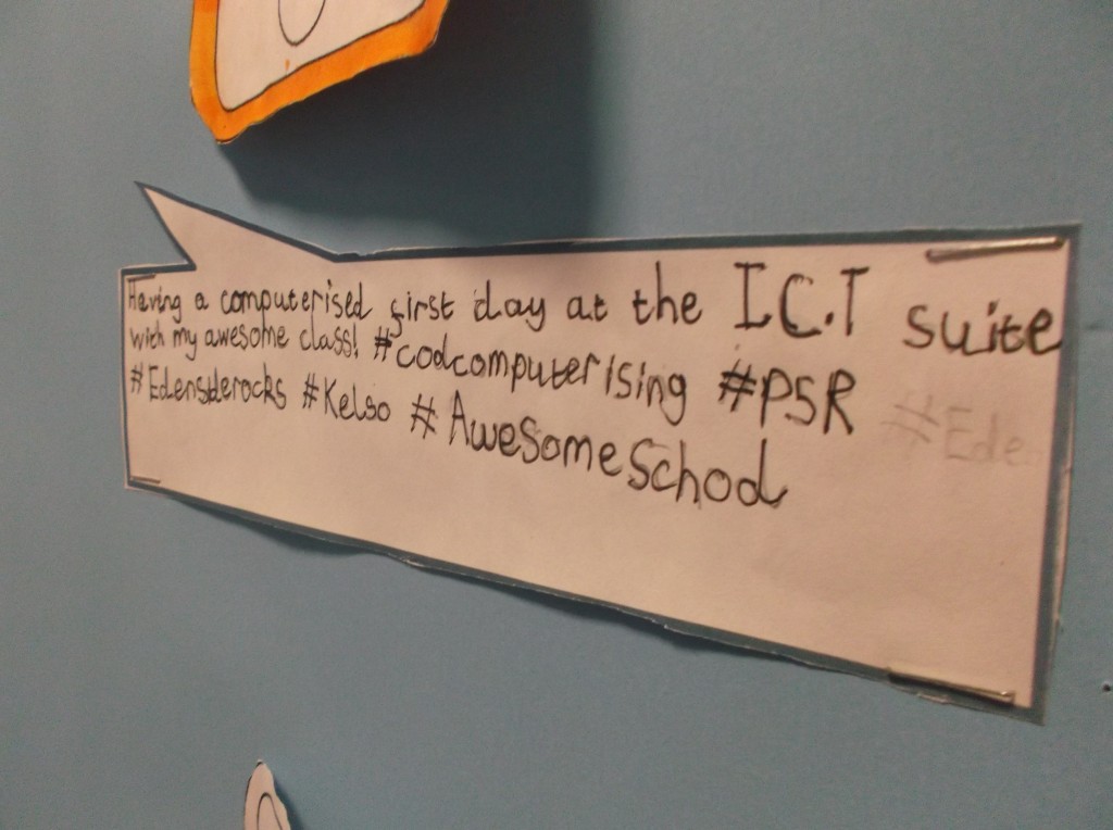 We also learned to use hashtags.